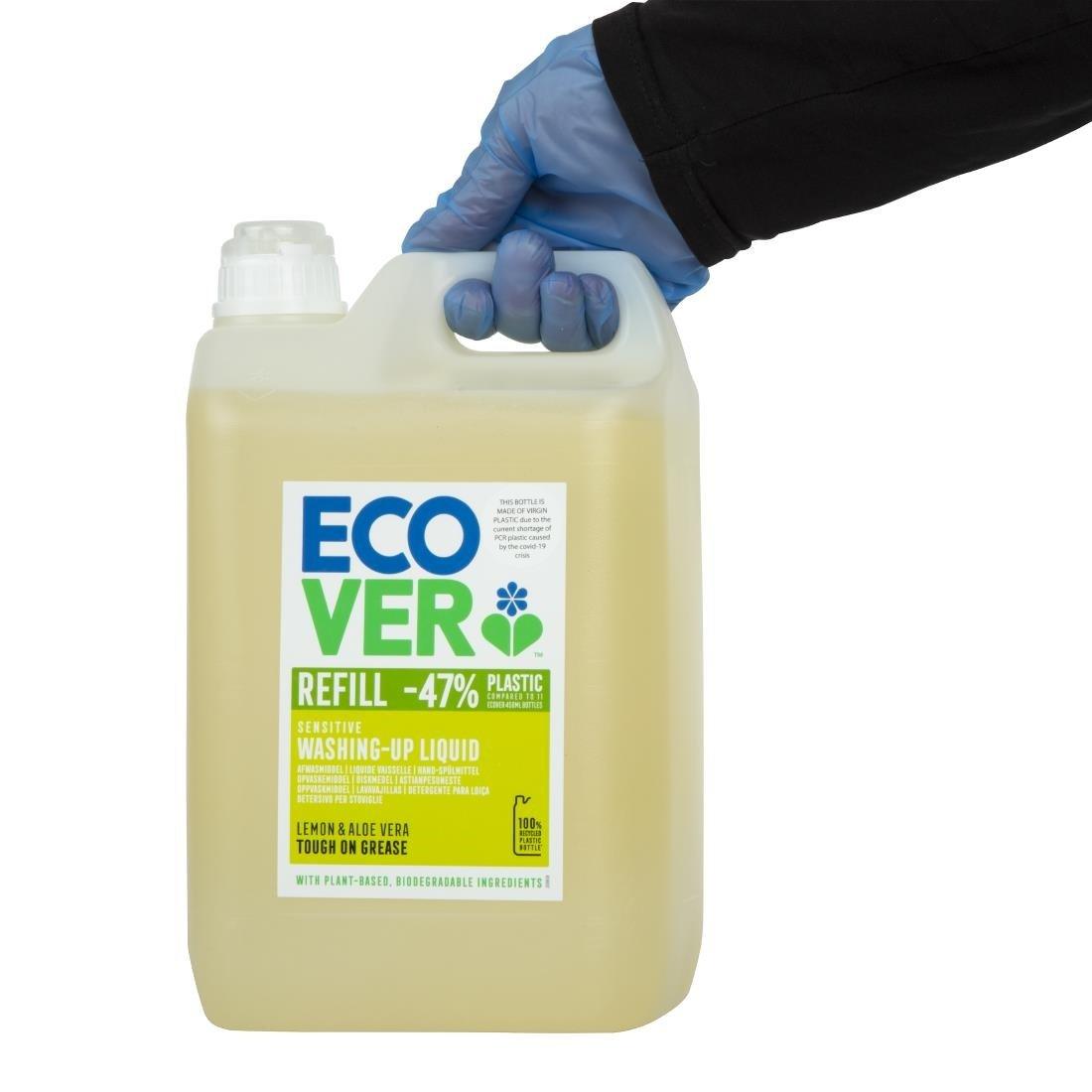 Liquide vaisselle concentré citron et aloe vera Ecover 5L - FRANCE CHR