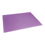 Planche à découper basse densité Hygiplas violette 600x450x10mm - FRANCE CHR