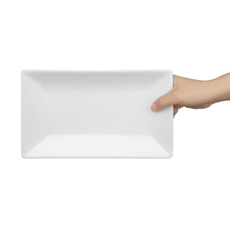 Plat rectangulaire de service 250 x 150mm Olympia (Lot de 4) - FRANCE CHR