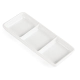 Plat à 3 compartiments blanc Olympia (Lot de 12) - FRANCE CHR