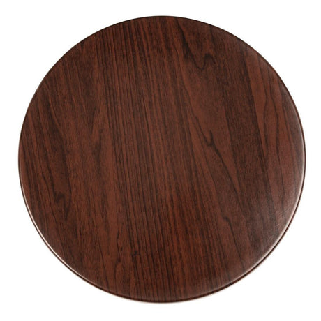 Plateau de table rond Bolero marron foncé 800mm - FRANCE CHR