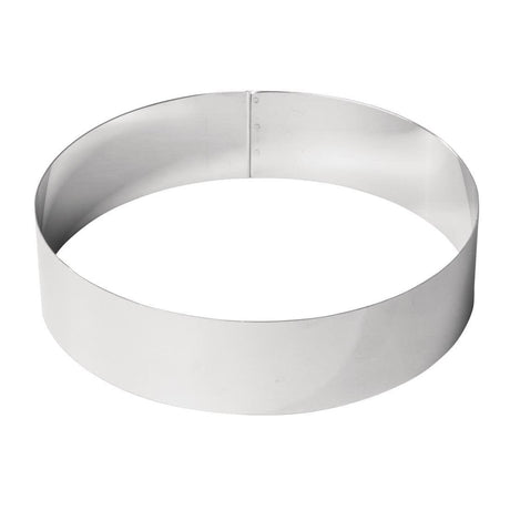 Cercle à mousse inox De Buyer 240 x 60mm - FRANCE CHR