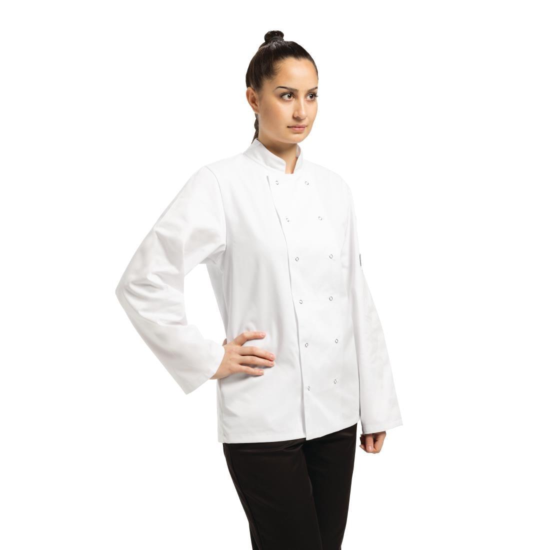 Veste de cuisine mixte Whites Vegas manches longues blanche L - FRANCE CHR