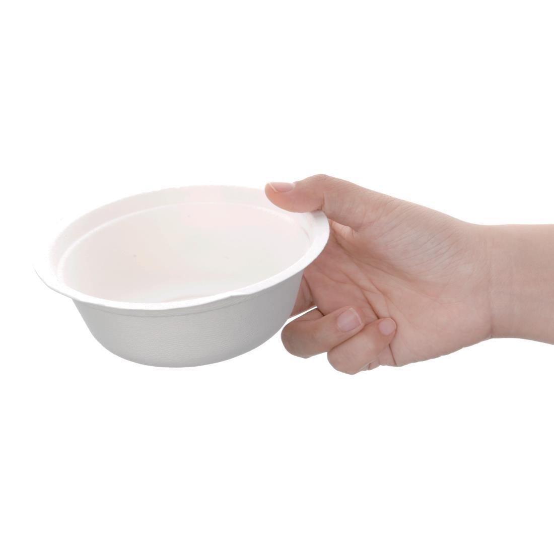 Bols ronds compostables en bagasse Fiesta Compostable 350ml (lot de 50) - FRANCE CHR