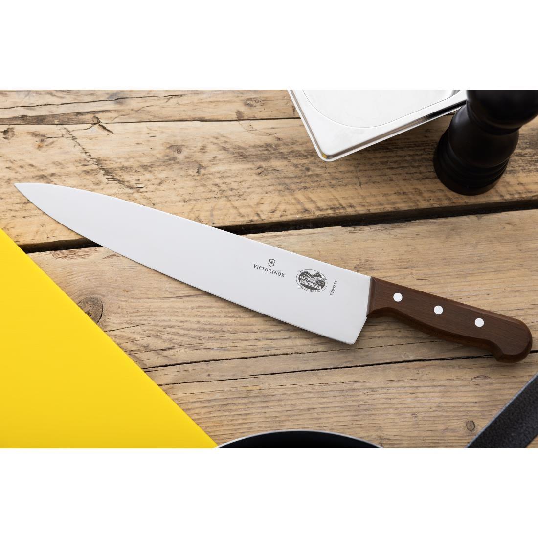 Couteau de cuisinier à manche en bois Victorinox 310mm - FRANCE CHR