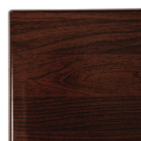 Plateau de table rectangulaire pré percé Bolero coloris marron foncé - FRANCE CHR