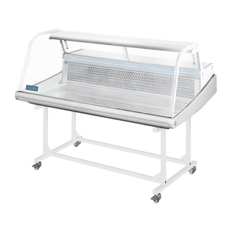 Support mobile pour vitrine réfrigérée de comptoir à poisson Polar Série G 255L - FRANCE CHR