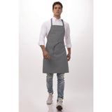 Tablier bavette Chef Works gris - FRANCE CHR