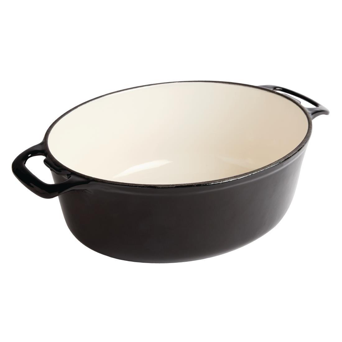 Grande cocotte ovale noire Vogue 6L - FRANCE CHR