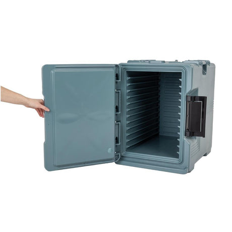 Conteneur isotherme à chargement frontal Cambro bleu ardoise - FRANCE CHR