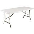 Table pliable au centre Bolero blanche 1829mm - FRANCE CHR