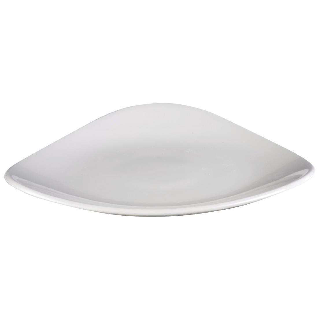 Assiettes triangulaires Churchill Lotus 266mm (lot de 12) - FRANCE CHR