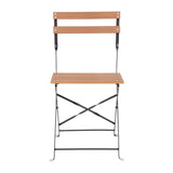 Chaises bistro en imitation bois Bolero (Lot de 2) - FRANCE CHR