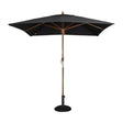 Parasol carré Bolero 2,5m noir - FRANCE CHR