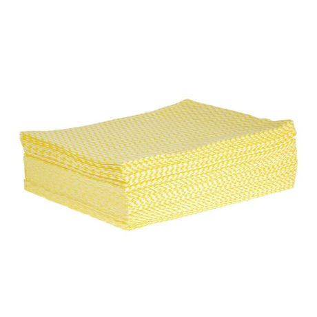 Chiffons Solonet Jantex jaunes (Lot de 50) - FRANCE CHR