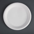 Assiettes en bagasse compostables Fiesta Compostable 26 cm (x50) - FRANCE CHR