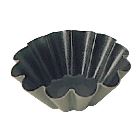 Moules à mini brioche antiadhésifs 75mm Matfer Bourgeat (lot de 12) - FRANCE CHR