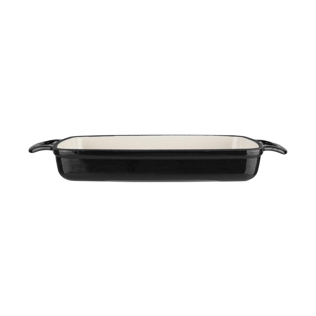 Plat en fonte rectangulaire Vogue noir 2,8L - FRANCE CHR