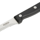 Couteaux à viande Olympia manche noir (Lot de 12) - FRANCE CHR
