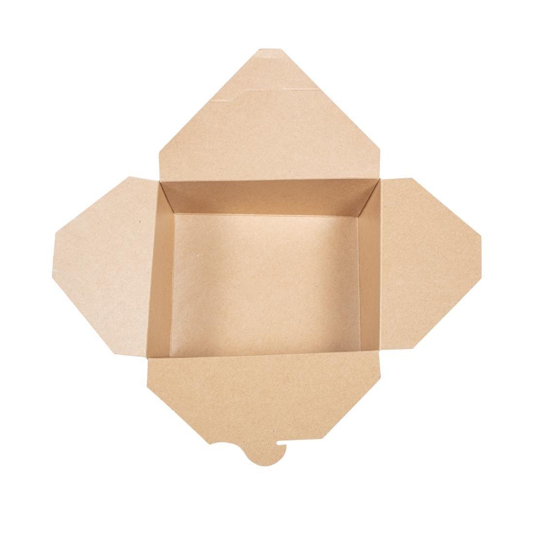 Boîtes alimentaires en carton compostable Vegware N°3 1800ml (lot de 180) - FRANCE CHR