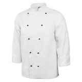 Veste de cuisine mixte Whites Chicago manches longues blanche XS - FRANCE CHR