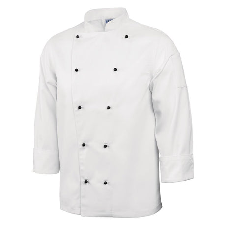 Veste de cuisine mixte Whites Chicago manches longues blanche XS - FRANCE CHR