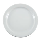 Assiettes à bord étroit blanches Olympia 180mm (Lot de 12) - FRANCE CHR