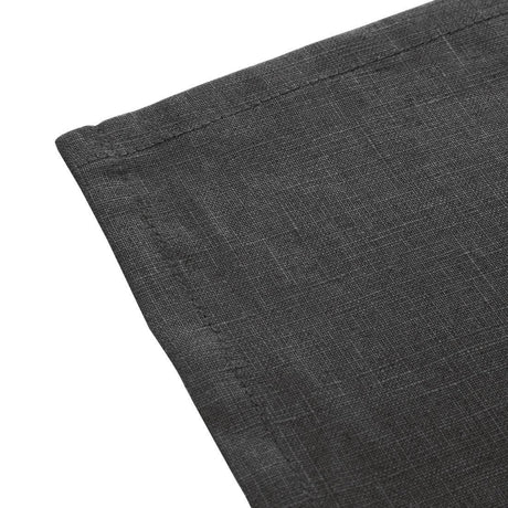 Serviettes de table en lin Olympia noires 400x400mm (lot de 12) - FRANCE CHR