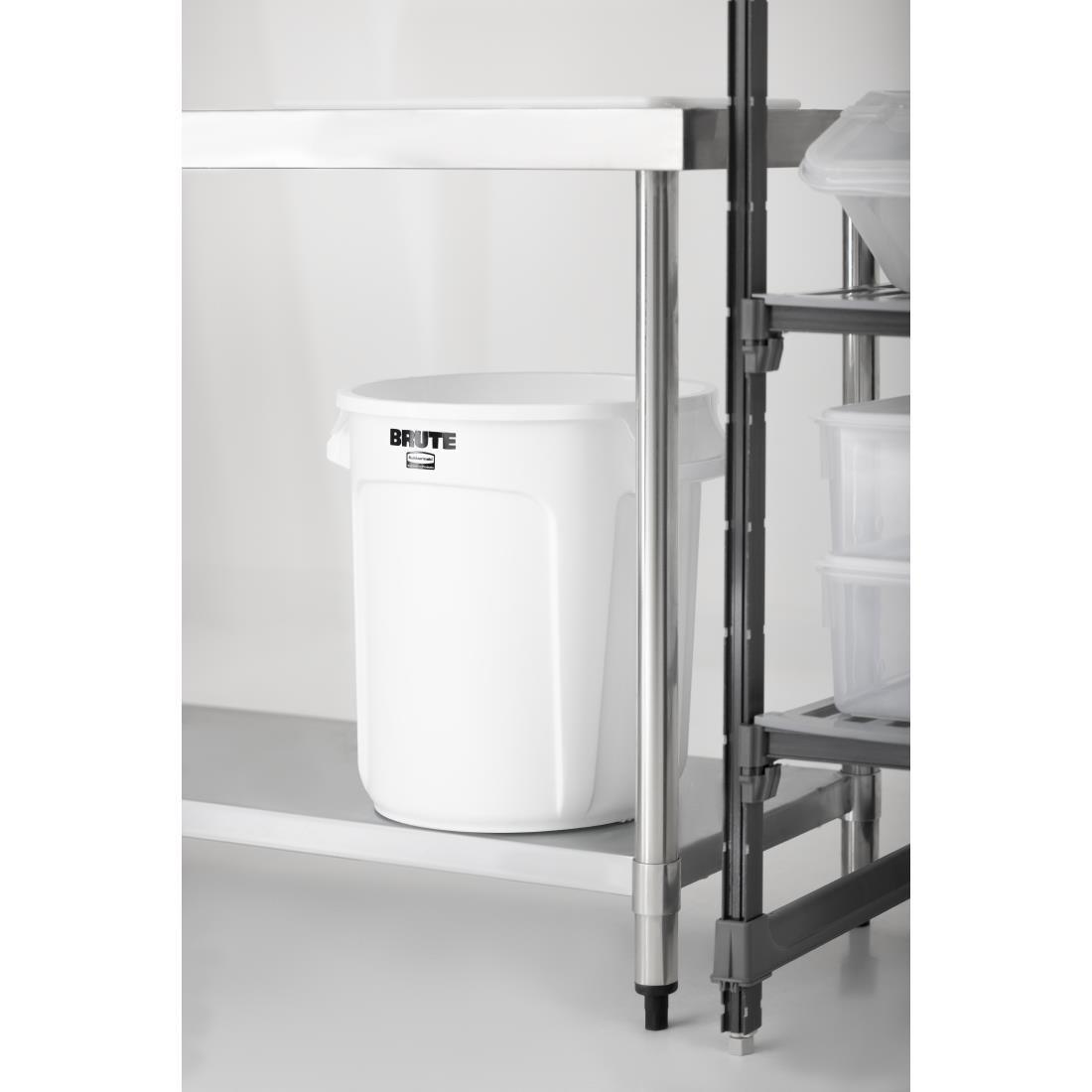 Collecteur Rubbermaid Brute blanc 37,9L - FRANCE CHR