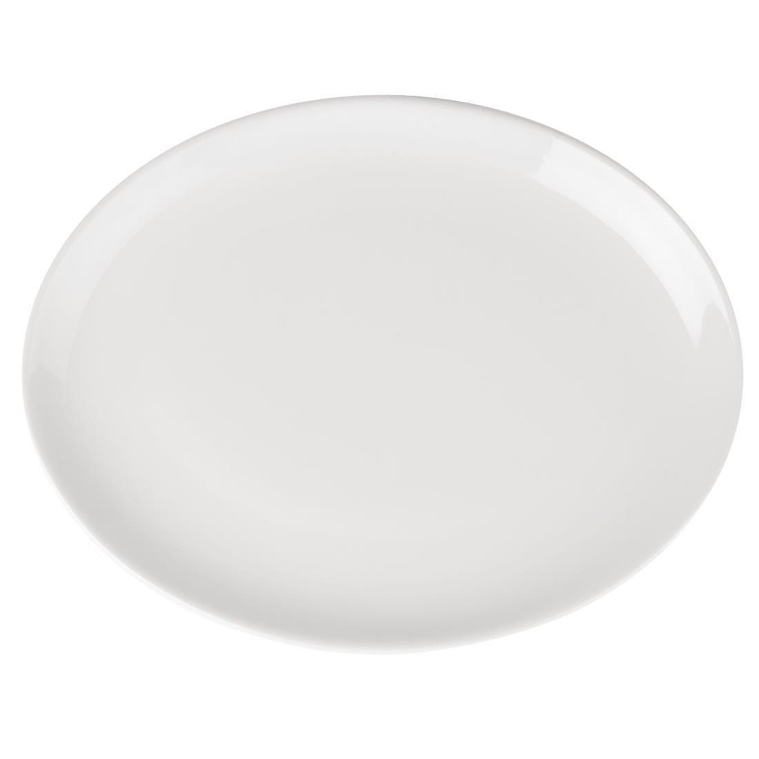 Assiettes ovales Olympia Athena 254 x 197mm (Lot de 12) - FRANCE CHR