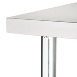 Table en acier inoxydable sans rebord Vogue 900 x 700mm - FRANCE CHR