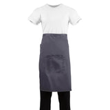 Tablier serveur Whites gris anthracite - FRANCE CHR