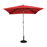 Parasol carré Bolero 2,5m rouge - FRANCE CHR