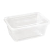 Grandes boîtes en plastique micro-ondables avec couvercles Fiesta 1 L (lot de 250) - FRANCE CHR