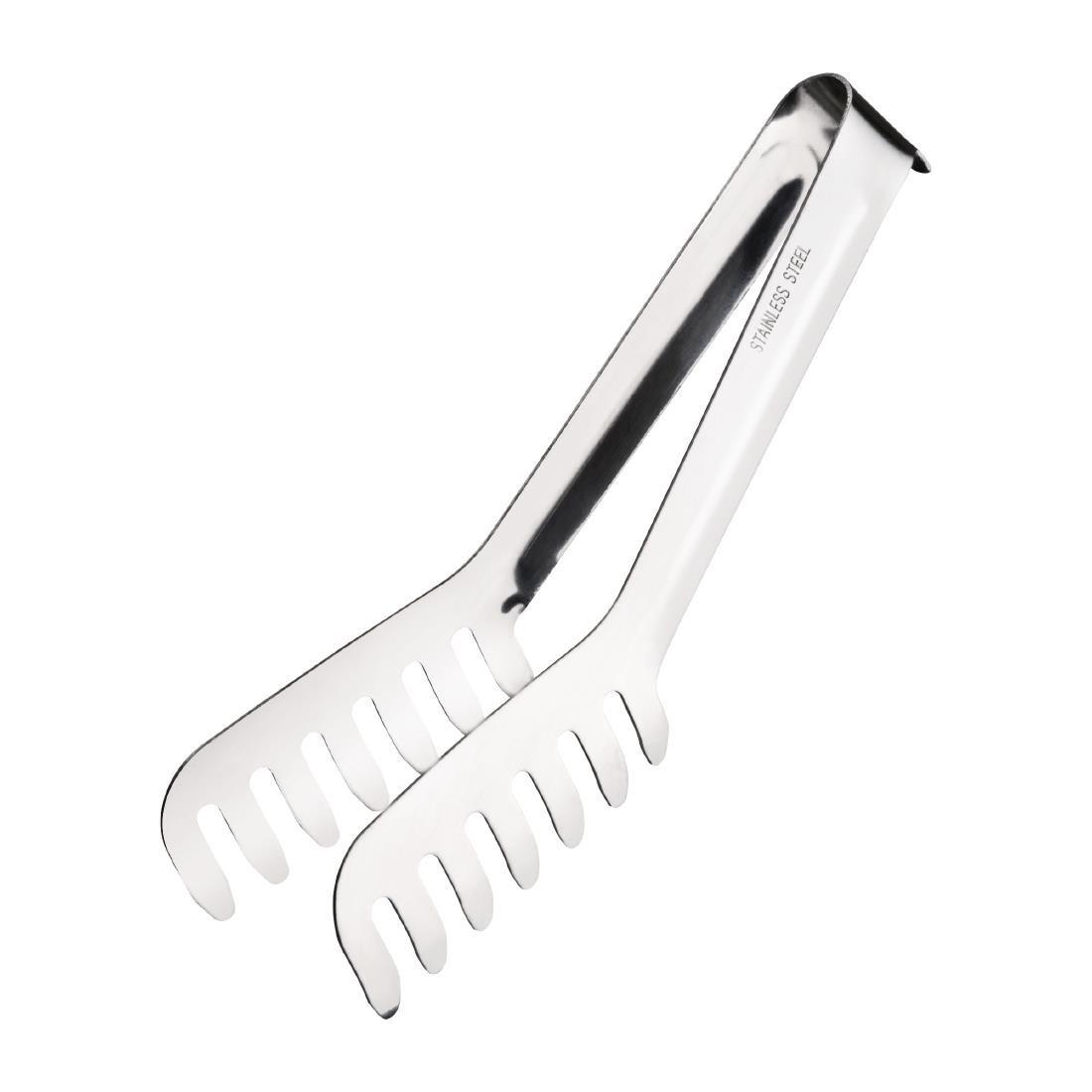 Pince à spaghetti en inox Vogue 19,5 cm - FRANCE CHR