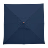 Parasol carré Bolero 2,5m bleu marine - FRANCE CHR