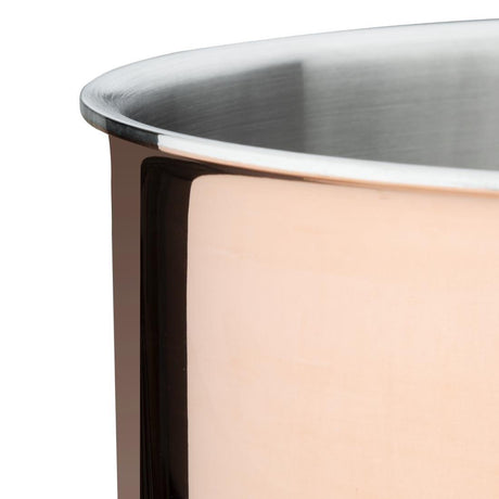 Casserole triple paroi cuivre induction Vogue 200x100mm - FRANCE CHR