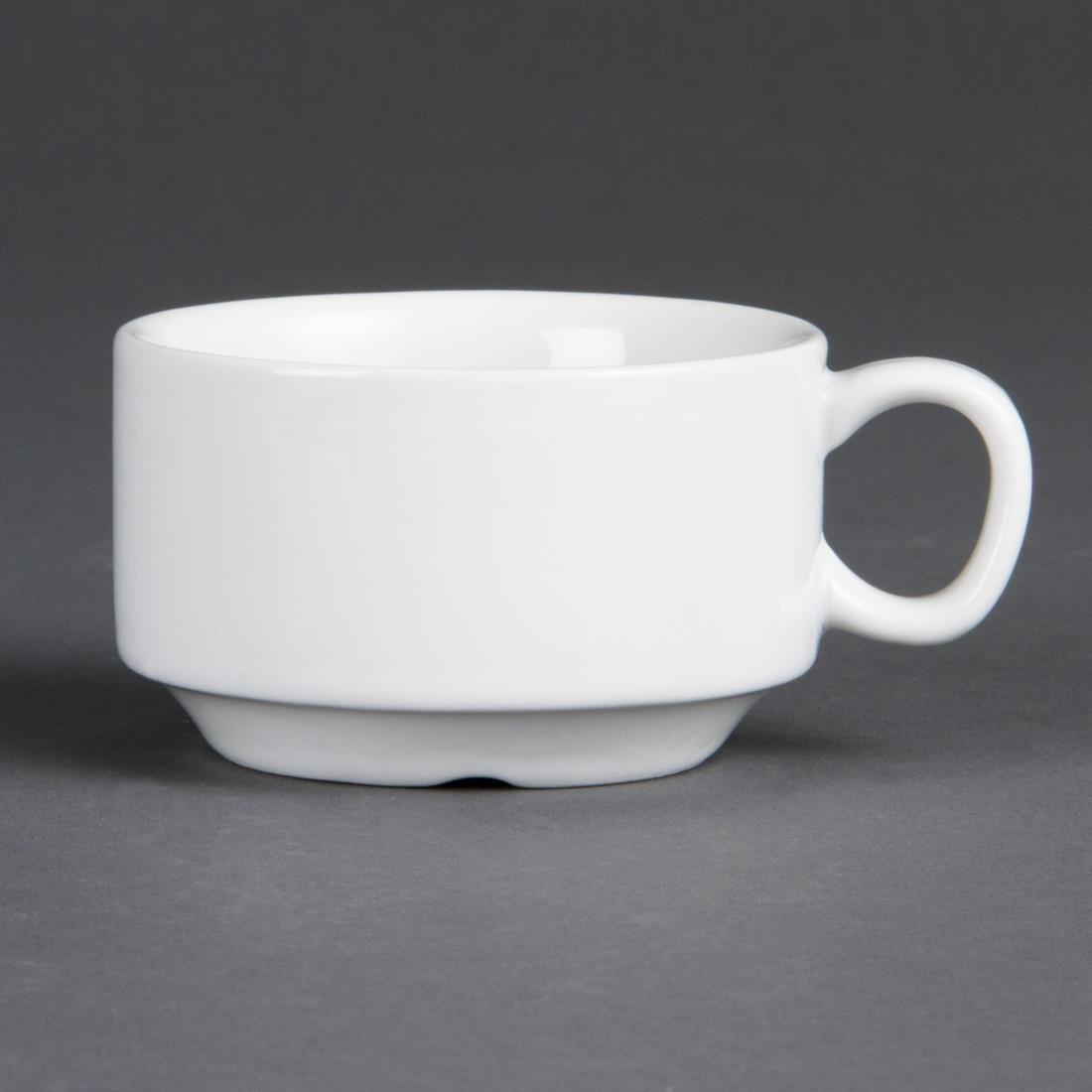 Tasse à espresso empilable blanche Olympia (Lot de 12) - FRANCE CHR