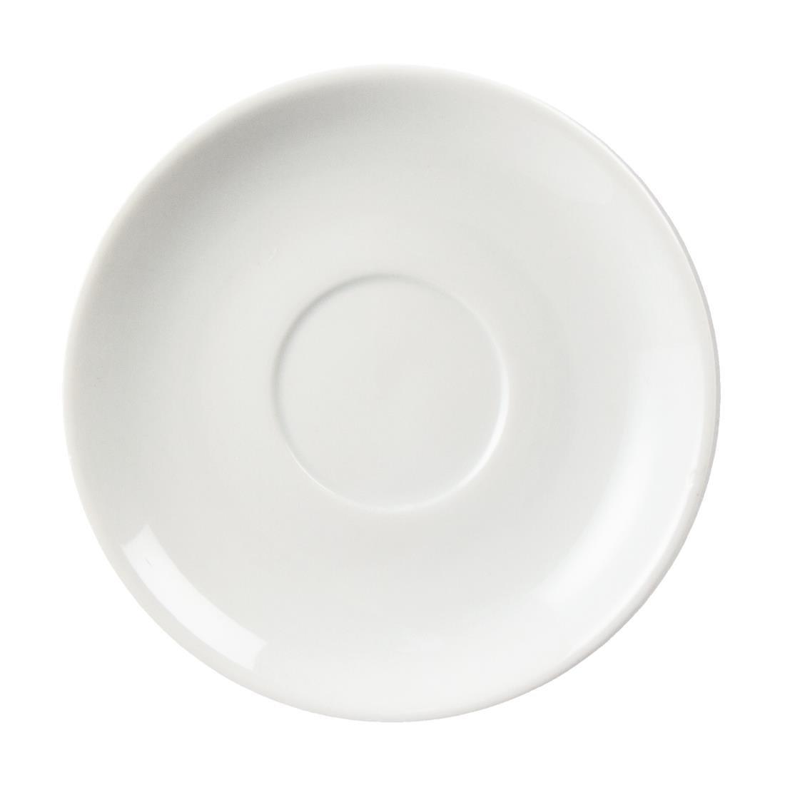 Soucoupes empilables Olympia Whiteware (Lot de 12) - FRANCE CHR