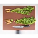 Grande planche à découper basse densité Hygiplas marron - FRANCE CHR
