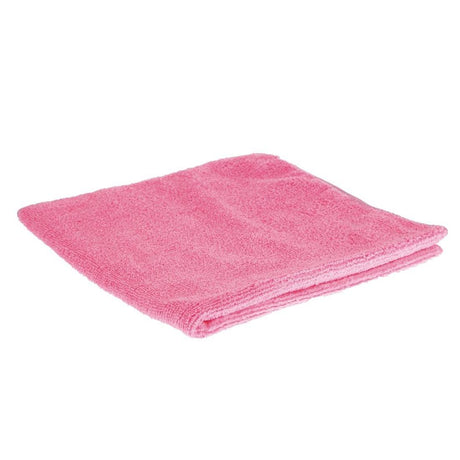 Chiffons microfibres Jantex rouges (Lot de 5) - FRANCE CHR