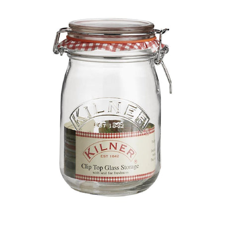 Bocal à conserves avec clip Kilner 1L - FRANCE CHR