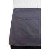 Tablier serveur court Whites gris anthracite - FRANCE CHR