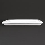 Plat blanc GN 1/2 Olympia Whiteware 30mm - FRANCE CHR