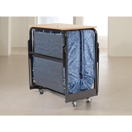 Lit pliant 1 personne avec matelas étanche Jay-Be noir - FRANCE CHR