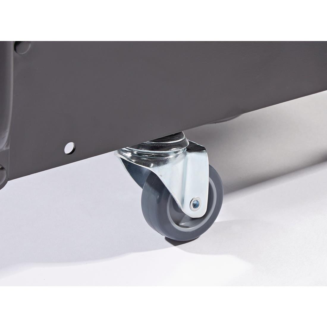 Lit pliant 1 personne avec matelas étanche Jay-Be noir - FRANCE CHR