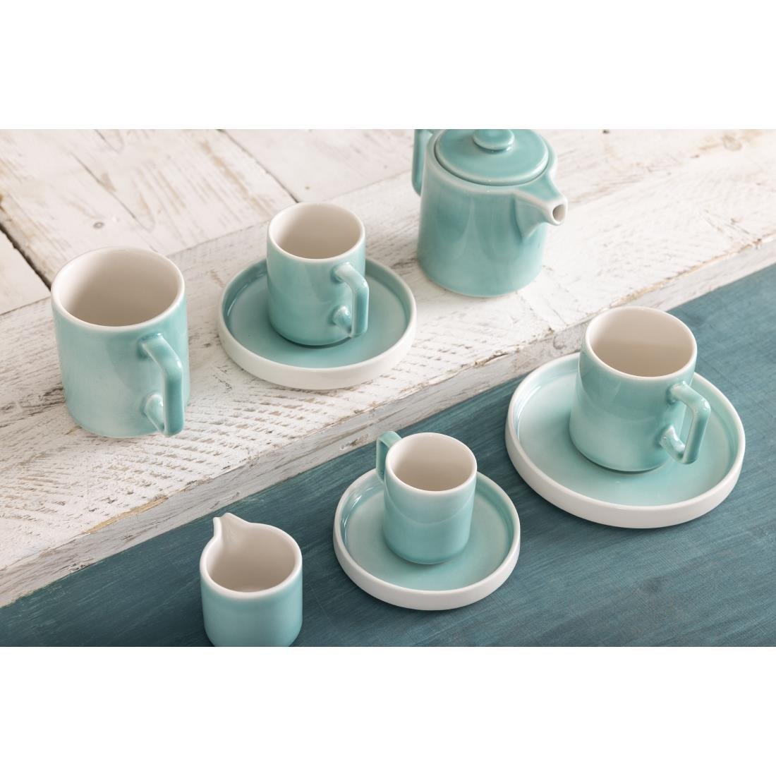 Soucoupes Olympia Fondant vertes 152mm (lot de 6) - FRANCE CHR