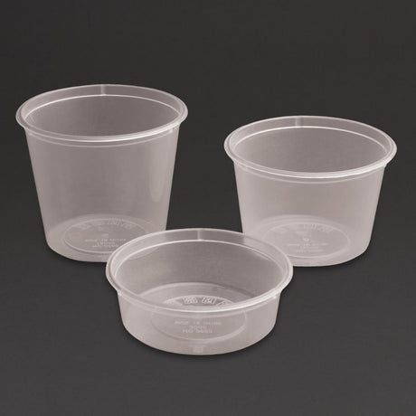 Pots à sauce micro-ondables en plastique Fiesta Recyclable 100ml (lot de 100) - FRANCE CHR