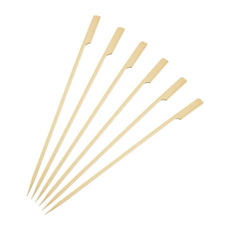 Brochettes biodégradables en bambou Fiesta Compostable 240mm (Lot de 100) - FRANCE CHR