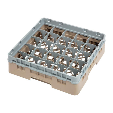 Casier à verres 25 compartiments Camrack Cambro beige hauteur max 92mm - FRANCE CHR